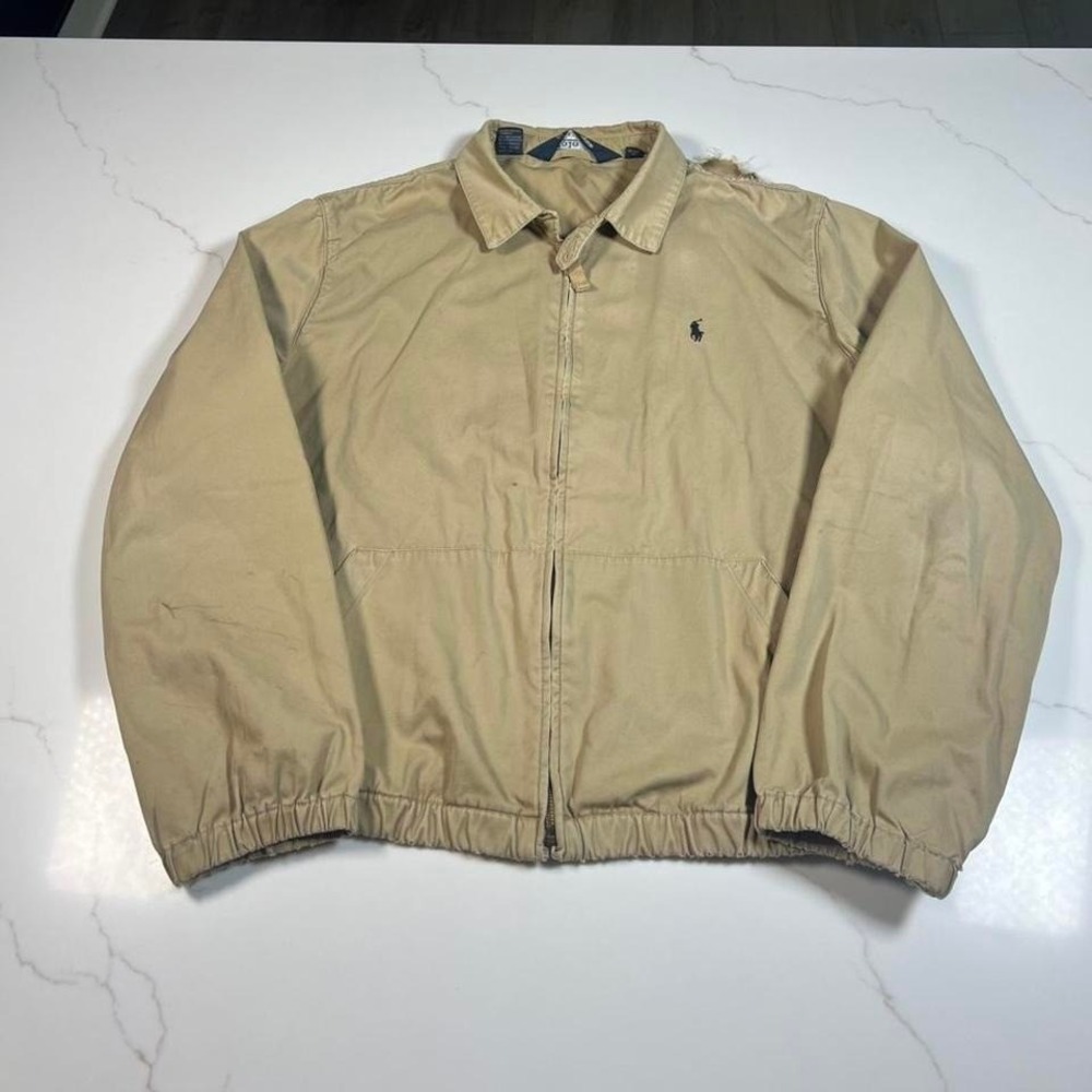 Vintage 80s polo Ralph Lauren Harrington bomber jacket XL